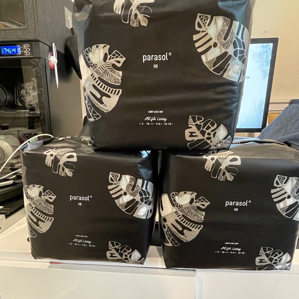 Parasol diapers size 2 please read